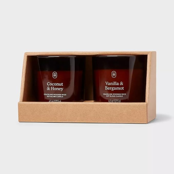 Threshold lidded Glass Jar Candle, 4.5 oz by Unknown