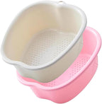 Foot Soaking Tub Sturdy Soaking Feet Bucket Large Size Foot Basin Thickened by Chpbolly