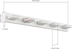 SineRise LED Modern Bathroom Vanity Light Fixtures, Matte White Modern Acrylic - Image 4