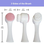 9-in-1 Face Scrubber Face Cleaning Brushes Super Soft Silicone Cleanser Brush - Image 7