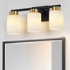 3-Light Bathroom Light Fixtures, Modern Vanity Lights, Living Room, E26 Base - Image 6