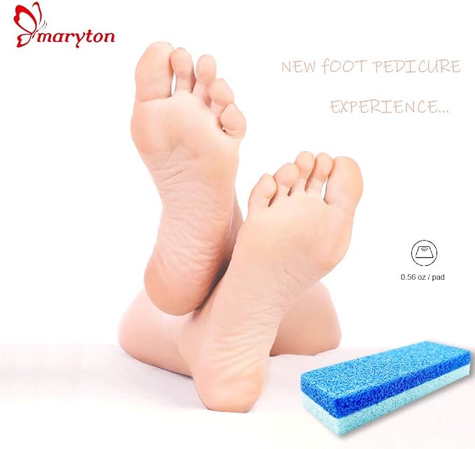 Maryton Foot Pumice Stone for Feet Hard Skin Callus Remover and Scrubber - Image 6