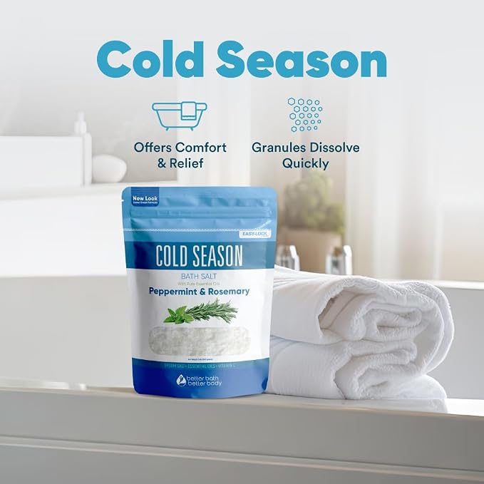 Cold Season Bath Salt 32 Ounces USP Grade Epsom Salt - Image 5