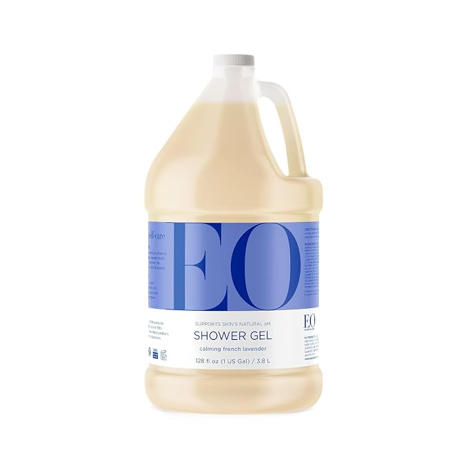 EO Shower Gel Refill, 1 Gallon, French Lavender, body wash made by EOProducts