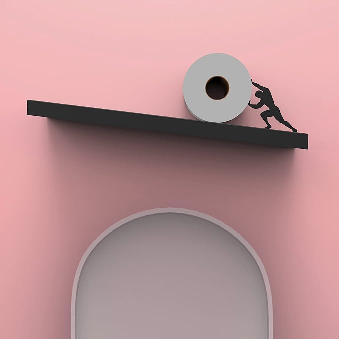 Artori Floating Toilet Paper Shelf Storage - Image 4