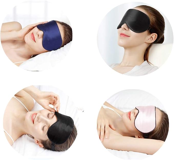 Tim & Tina 100% Silk Sleep Mask Comfortable, Super Soft Blindfold Eye mask - Image 4