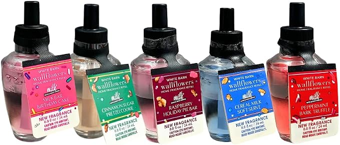Bath & Body Works Wallflowers Refills MILK BAR Collection 2025 5pc Gift Set w/ - Image 5