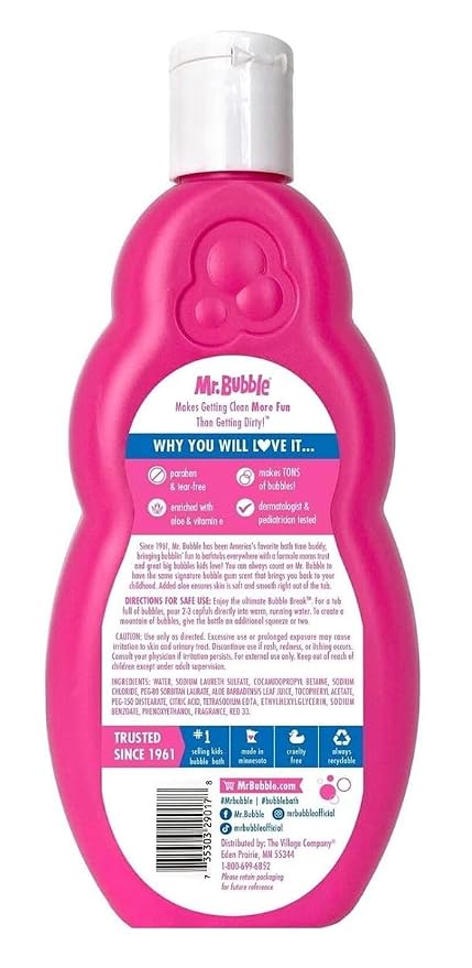 Mr Bubble Bubble Bath Original 16 Ounce - Image 2
