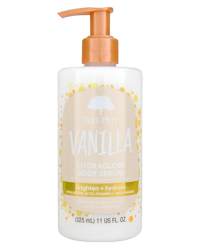 Tree Hut Vanilla Hydraglow Body Serum, Brighten & Hydrate, by TreeHut