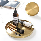 Freelove Round Serving Tray, Perfume Organizer Candle Organization Centerpieces - Image 6
