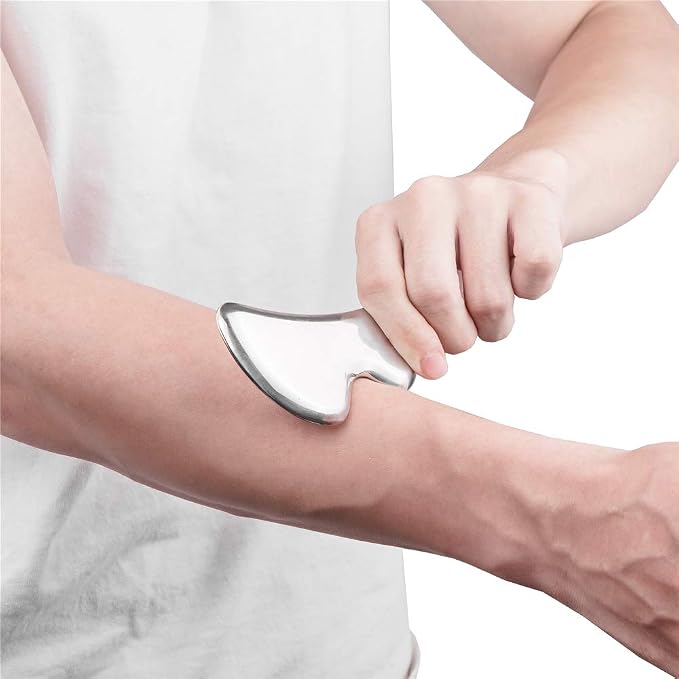 Medical Grade Stainless Steel Gua Sha Guasha Massage Soft Tissue Therapy Used - Image 3