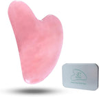 Ditind Rose Quartz Gua Sha Facial Tools, GuaSha by Ditind