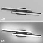 Ralbay 32" Black Bathroom Vanity Lights 36W Frosted Aluminum Modern LED Matte - Image 4