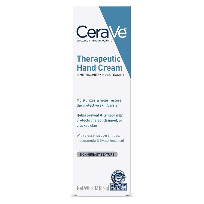 CeraVe Therapeutic Hand Cream for Dry Cracked Hands - Image 8