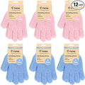Yiclick 12Pcs Heavy Exfoliating Gloves, Body Scrub Glove by YiclickCreateBeautyforLife