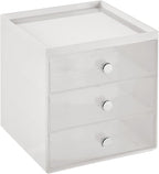 mDesign Plastic 3 Drawer Organizer - Image 7