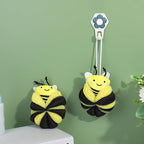 Ximimark 2 pcs Bee Loofah Sponge Cartoon Bee Bath Sponge Shower Sponge Balls - Image 6