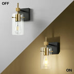 SOLFART 1 Light Vintage Vanity Light Bathroom Light Fixture Over Mirror - Image 5