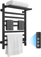 8-Bar Towel Warmer with with Top Warmer Shelf, Electric Towel Rack Set with by KAYOJU%C2%AELIVING