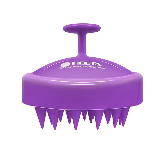 HEETA Scalp Massager Hair Growth, Soft Silicone Scalp Scrubber Shampoo Brush by HEETA