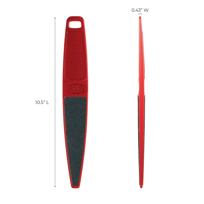 ForPro Professional Collection Red Panda Foot File, 60/100 Grit, Double-Sided - Image 2