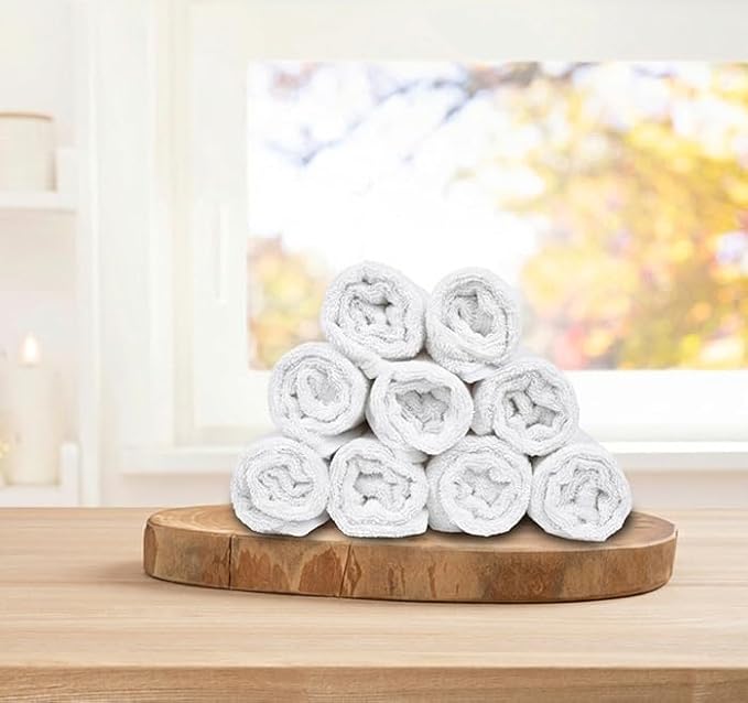 Premium 100% Cotton Hand Towels – Pack of 24, 16x27 Inch – Quick-Dry, Highly - Image 4