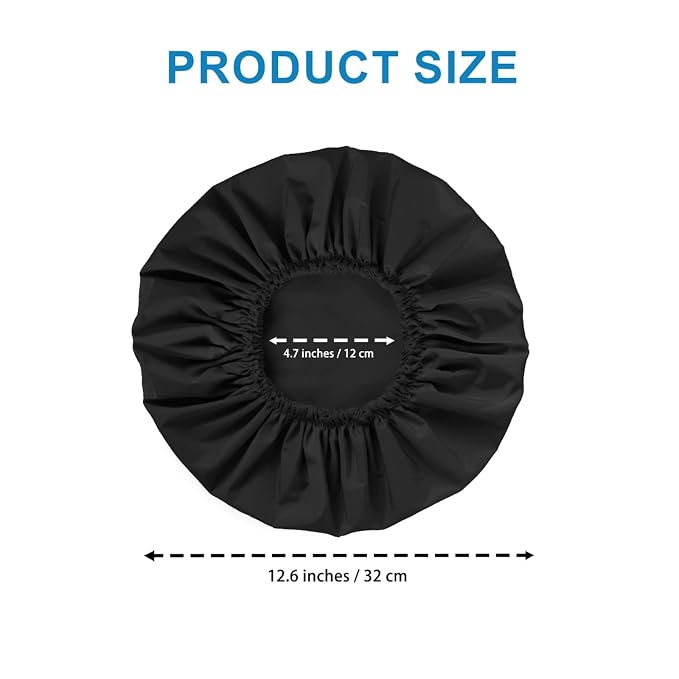 Shower Cap for Women, Double Layer Waterproof Bath Cap, Reusable Hair Protector - Image 4