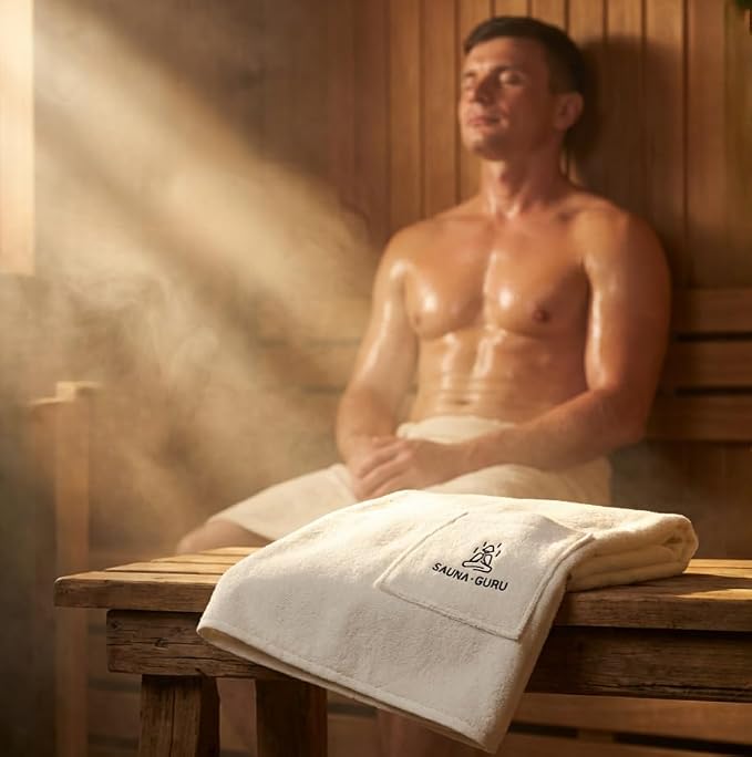 100% Cotton Sauna Kilt Towel Wrap - Image 2
