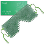 TeraRX® Jade Eye Mask for Facials – Authentic Jade Mask Beaded Facial Eye Covers by TeraRX