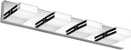 SineRise LED Modern Bathroom Vanity Light Fixtures, Chrome Modern Acrylic by SINERISELIGHTING