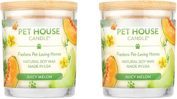 Pet House Candles, Natural Plant-Based, Long Lasting Candles by OneFurAll