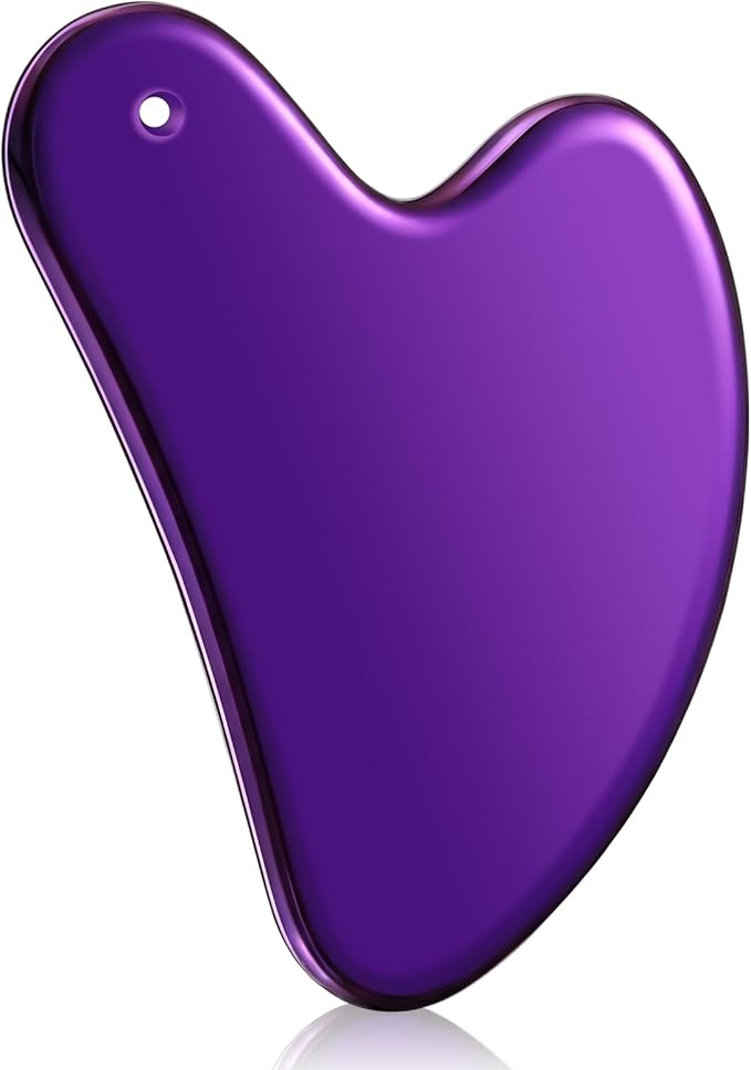 Nuanchu Stainless Steel Gua Sha Facial Tool, Metal Gua Sha by Nuanchu