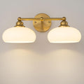 GoYeel Bathroom Light Fixtures Over Mirror, Vintage Gold Double Arm Vanity by GoYeelLighting