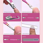 Manicure Pedicure Set, 19-Piece Premium Stainless Steel Grooming Kit Crafted - Image 8