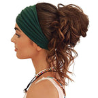 GiLi 2 Pack Wide Headbands for Women Boho African Knotted Non Slip Fashion Hair - Image 4
