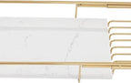 Stainless Steel Bathtub Tray, Expandable Marble Bath Tray - Image 5