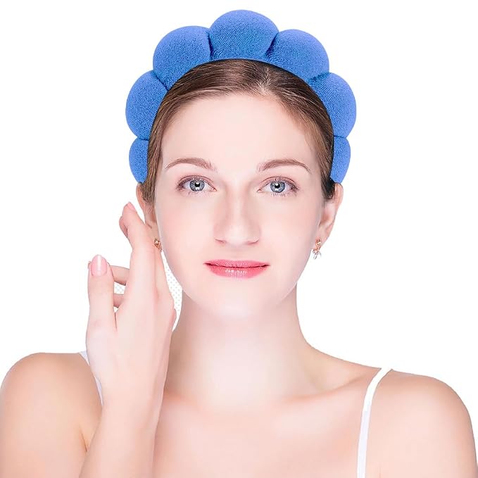 Spa Terry Cloth Headbands for Facial Skincare, Makeup Application, Face Washing - Image 3