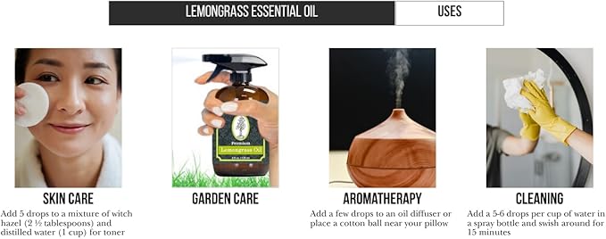 Lemongrass Essential Oil 4 Fl Oz - Image 2