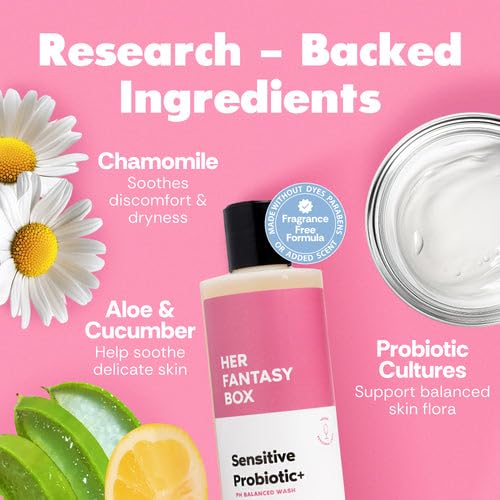 Her Fantasy Box | Sensitive Probiotic+ Gentle Cleanser – Fragrance-Free - Image 3