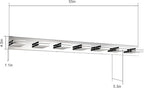 SineRise LED Modern Bathroom Vanity Light Fixtures, Chrome Modern Acrylic - Image 4
