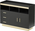 Salon Storage Cabinet Barber Station, Freestanding Hair Styling Station by HolaiNail