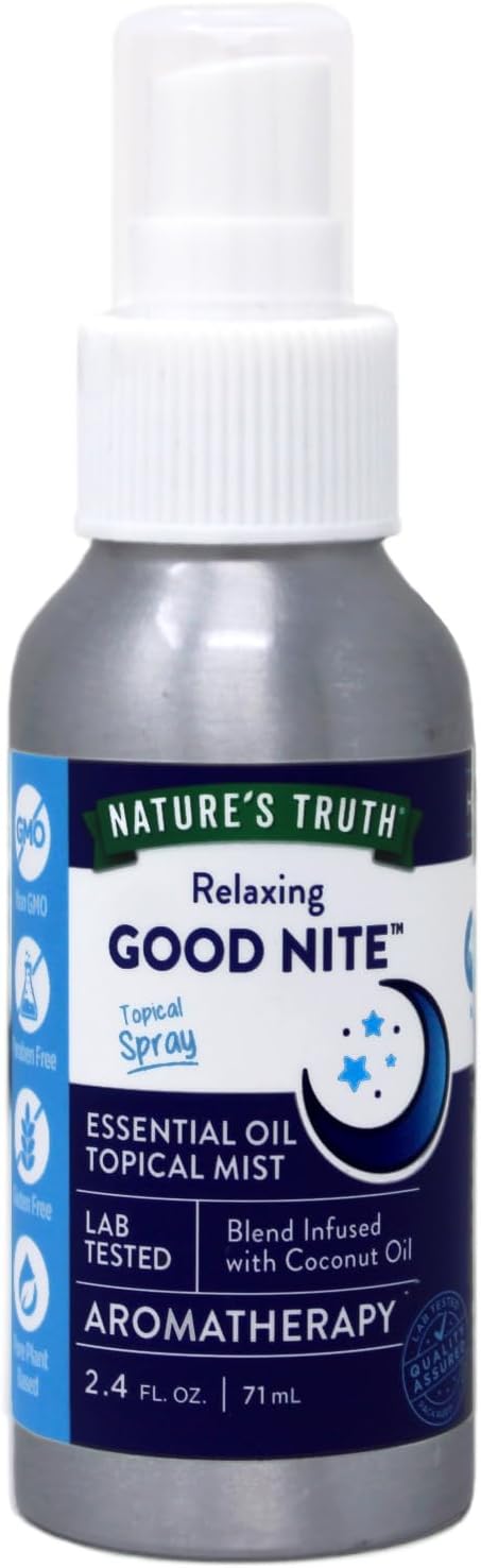 Nature's Truth Good Nite Essential Oil Topical Mist, Calming Blend, & Aroma - Image 7