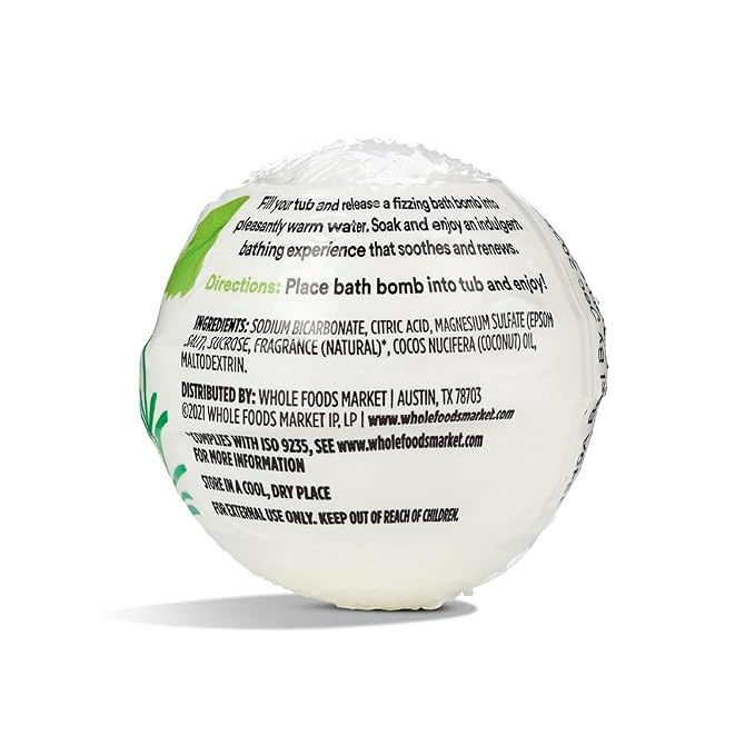 365 by Whole Foods Market, Fizzing Epsom Bomb, Muscle Soak, 2.3 oz - Image 2