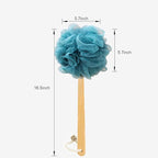 Teal Loofah with Handle - Image 2