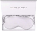 Silk Sleep Mask Light Blocking Luxury 100% Mulberry 19mm Silk Eye Mask Eye by YanserSelection