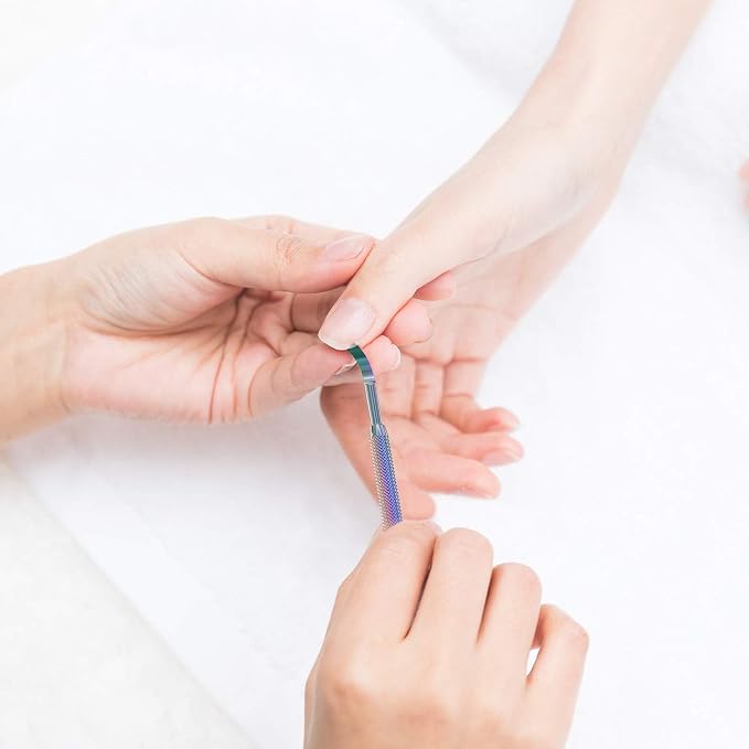 Cuticle Pusher Acetone/Gel/Nail Polish Remover Stainless Steel Professional - Image 7