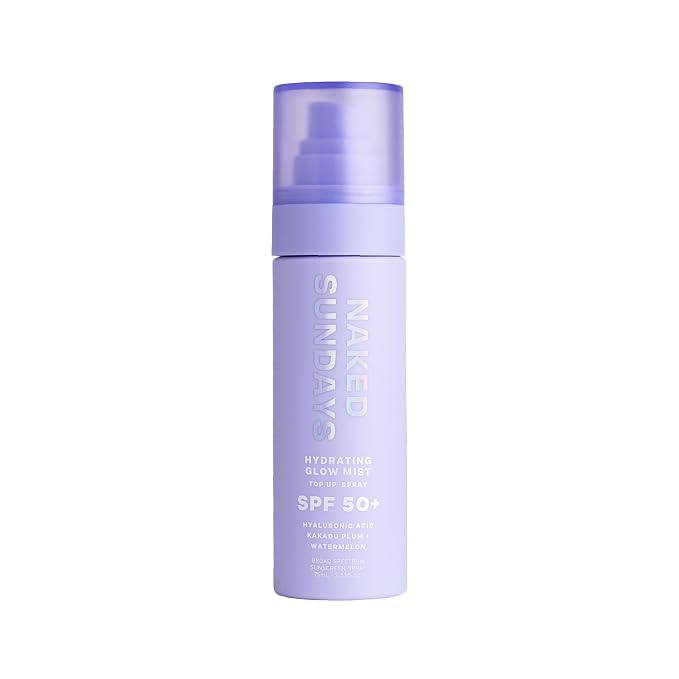 Naked Sundays SPF 50 Hydrating Glow Face Mist by NakedSundays