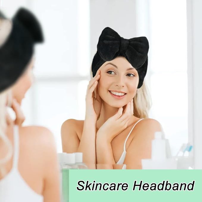 Shintop Spa Headband, Soft Carol Fleece Makeup Headband - Image 8