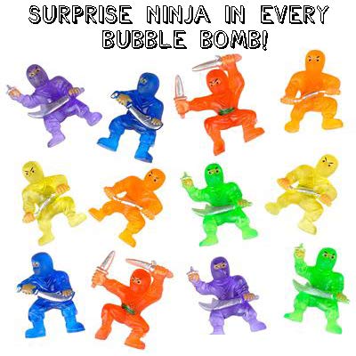 Ninja Bath Bombs for Kids with Surprise Toy Inside - Image 2