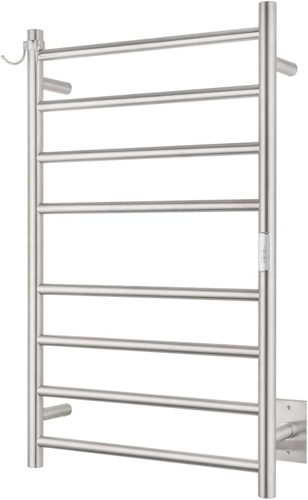Wall Mounted Towel Warmer 8 Bars by NORTTABATHDECOR